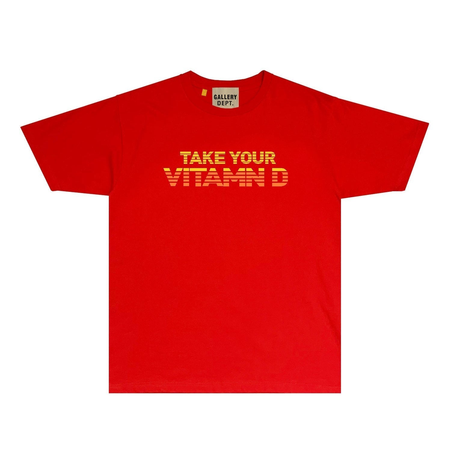 Gallery Dept T Shirt Retro Printed Loose Short-Sleeved Shirt
